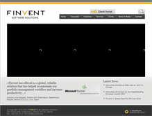 Tablet Screenshot of finvent.com